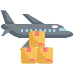 Poster - airplane icon