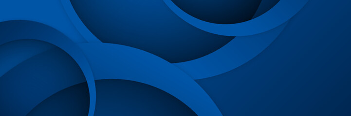 Minimal blue banner geometric shapes abstract modern background design. Design for poster, template on web, backdrop, banner, brochure, website, flyer, landing page, presentation, and webinar