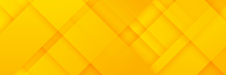 Modern orange yellow banner geometric shapes corporate abstract technology background. Vector abstract graphic design banner pattern presentation background web template.