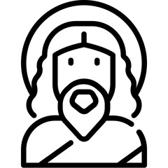 Sticker - jesus icon