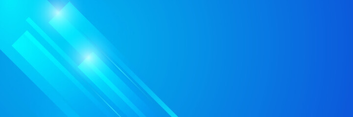 Modern abstract gradient blue banner background. Vector abstract graphic design banner pattern presentation background web template.