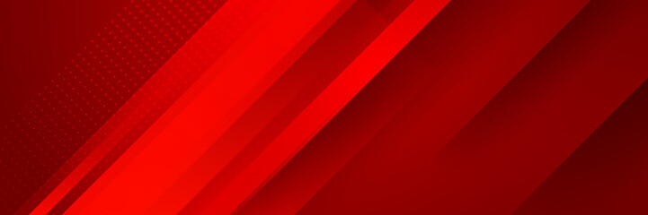 Modern abstract gradient dark red banner background