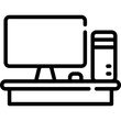 computer workstation icon