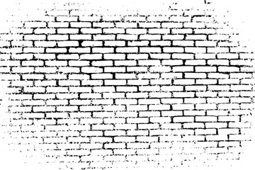 Wall Mural - vector texture brick wall vintage grunge background.