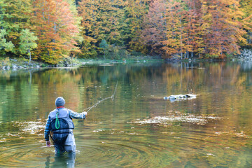 sport fly fishing modenese apennines frignano regional park