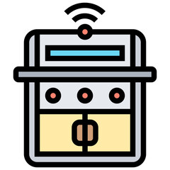 Sticker - burner icon