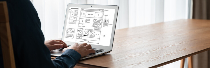 Website design software provide modish template for online retail business and e-commerce