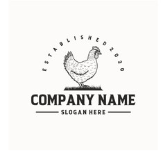 Canvas Print - Farm company logo design