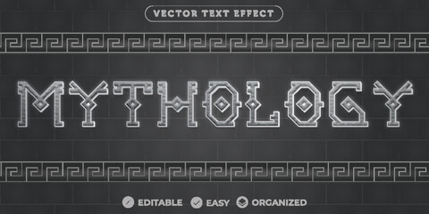 Mythology Text Effect,Fully Editable Font Text Effect