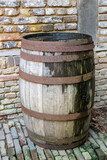 Fototapeta  - old wooden barrel