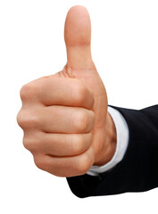 gesture series: thumb up, hand sign ok.