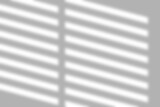 Fototapeta Na ścianę - Striped shadow from blinds. Shadow overlay effect.