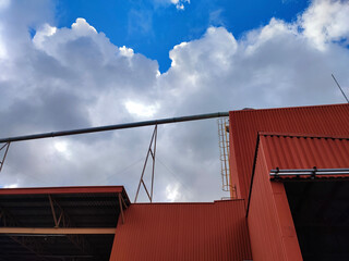 factory and blue sky