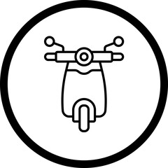 Sticker - Scooter Icon Style