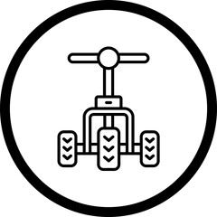 Sticker - Tricycle Icon Style