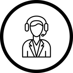 Poster - Customer Service Icon Style