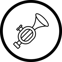 Poster - Trumpet Icon Style