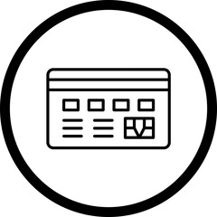 Sticker - Credit Card Icon Style