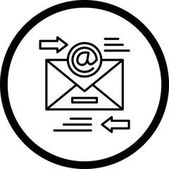 Poster - Email Transfer Icon Style