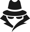 Spy or incognito icon.