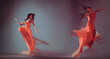 Illustration of Isolated Women Dancing 