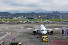 Songshan Airport In Taipei City