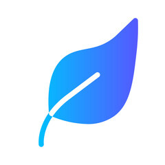 leaf gradient icon