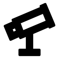 Sticker - Security Camera Flat Vector Icon