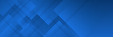 Modern Blue Abstract Web Banner Background Creative Design