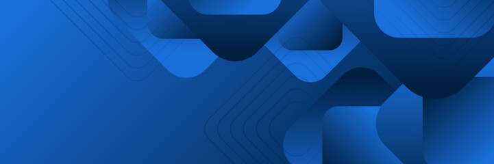 Wall Mural - modern blue abstract web banner background creative design