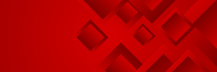 minimal geometric red banner background abstract design. vector abstract graphic design banner patte