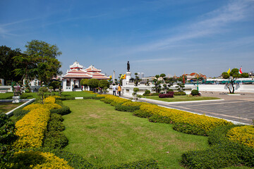 Monument to King Rama II of Thailand in Bangkok.