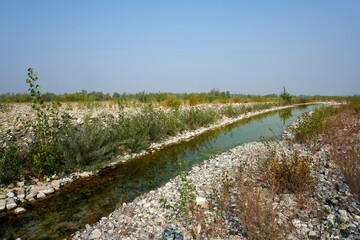 Wall Mural - fiume trebbia