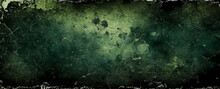 Black Green Stone Background With Cracks, Color, Banner, Background