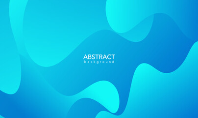 Wall Mural - abstract blue background with waves