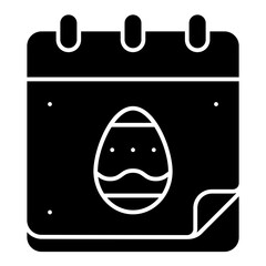 Sticker - calendar solid icon