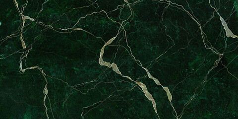 Wall Mural - green marble texture background with white curly veins. closeup surface granite stone texture for ceramic wall tile, flooring and kitchen design. polished quartz, quartzite matt limestone.