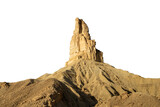 Fototapeta Sawanna - The Faisal's Finger rock near Riyadh, Saudi Arabia