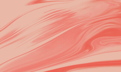 abstract liquid background with waves. marble texture in soft orange colors. digitally painted