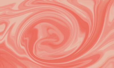 swirl abstract liquid background. marble texture in soft orange colors. digitally painted
