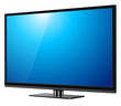 © Cobalt - TV, modern flat screen lcd, led monitor isolated, 3d realistic icon illustration.