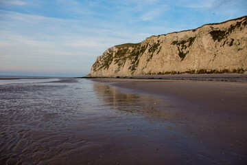 Wall Mural - Beach in Cap Blanc Nez, France