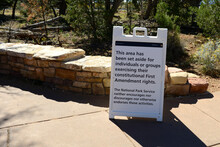 Sign In An Area Designated To Those Who Wish To Exercise The Constitutional First Amendment Rights At The Grand Canyon AZ