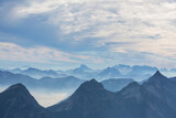 Fototapeta Natura - Mountains silhouette