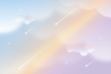 gradient pastel sky background vector design illustration