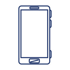 Sticker - smartphone device line style