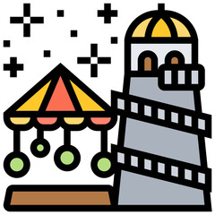 Sticker - Fairground icon