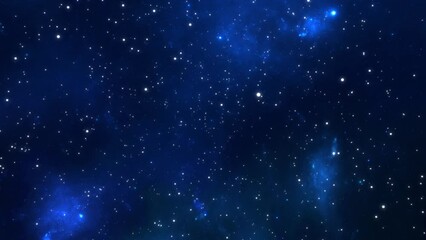 Wall Mural - space journey through beautiful outer space. billions of stars in the milky way galaxy. slow flight 
