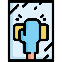 Poster - clean mirror icon