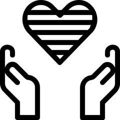 Poster - heart icon